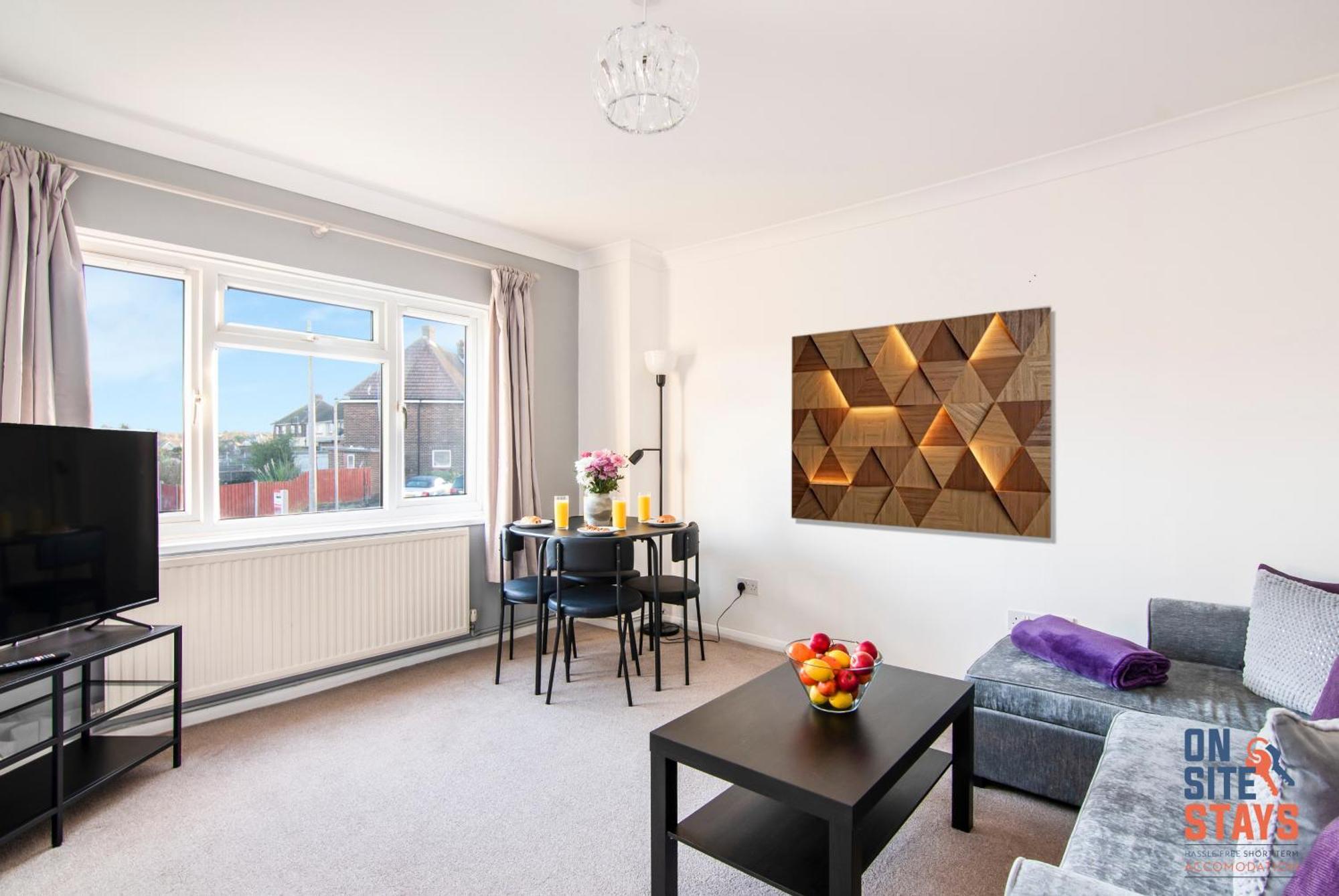 Onsitestays - Cosy 2-Bedroom Apartment With Private Entrance & Long Stay Prices Gravesend Exterior foto